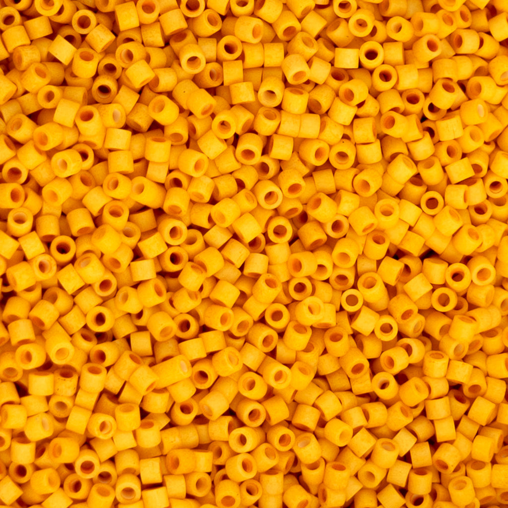 Cylin Bead 11/0 25g Bag Matte - Honeyglass