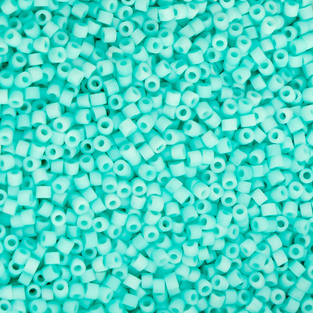 Cylin Bead 11/0 25g Bag Matte Macaron - Green Turquoise