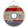 Lovely Knots/Knotting Cord 1mm 50yard Bobbin Silver