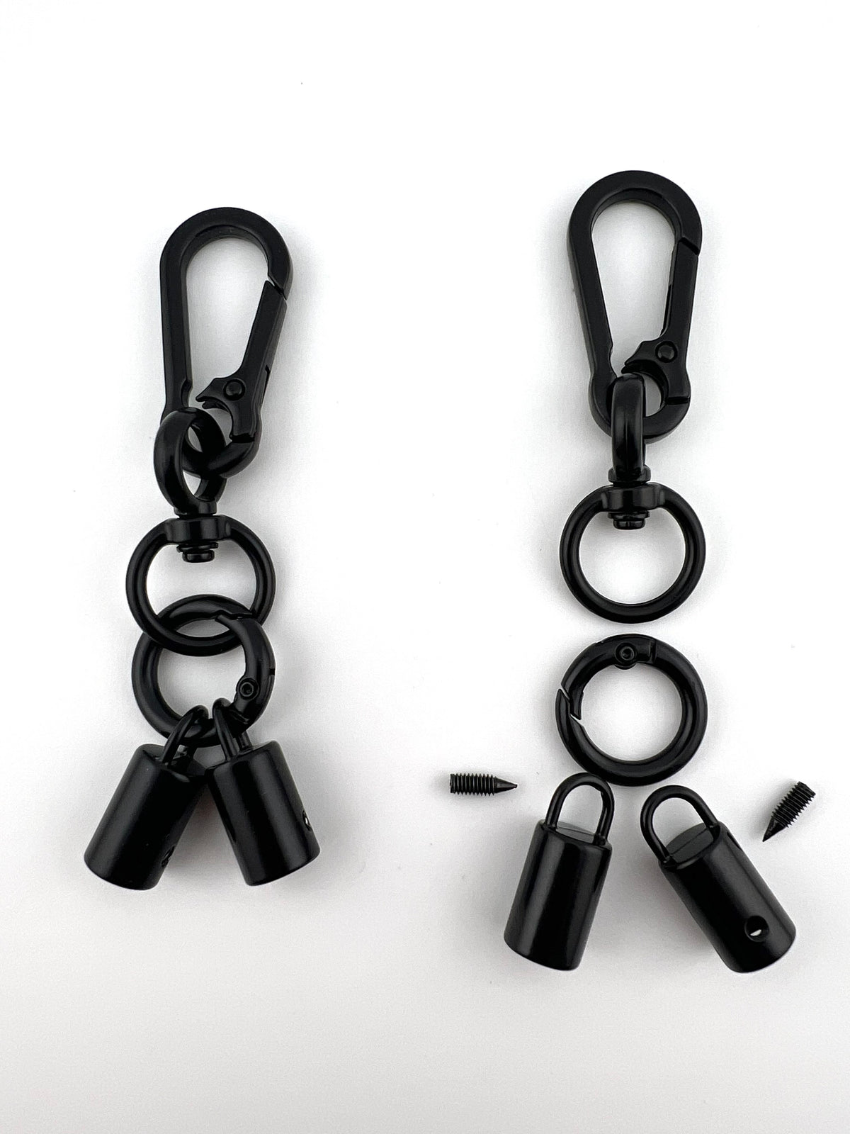Paracord Lynard Clasp Set Black