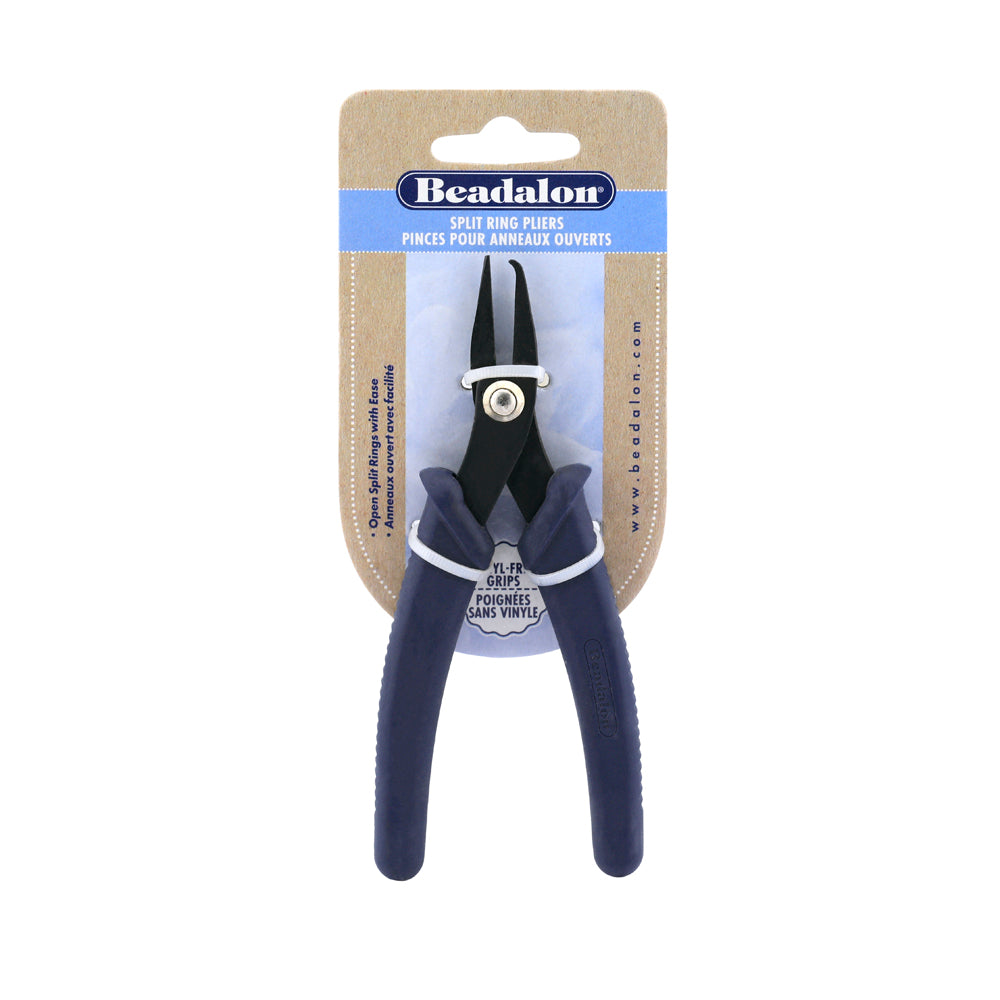 Classic Series Split Rings Pliers, Vinyl-Free Grips, Rivet Joint, Single Leaf Spring, 5.25 in / 13.3 cm