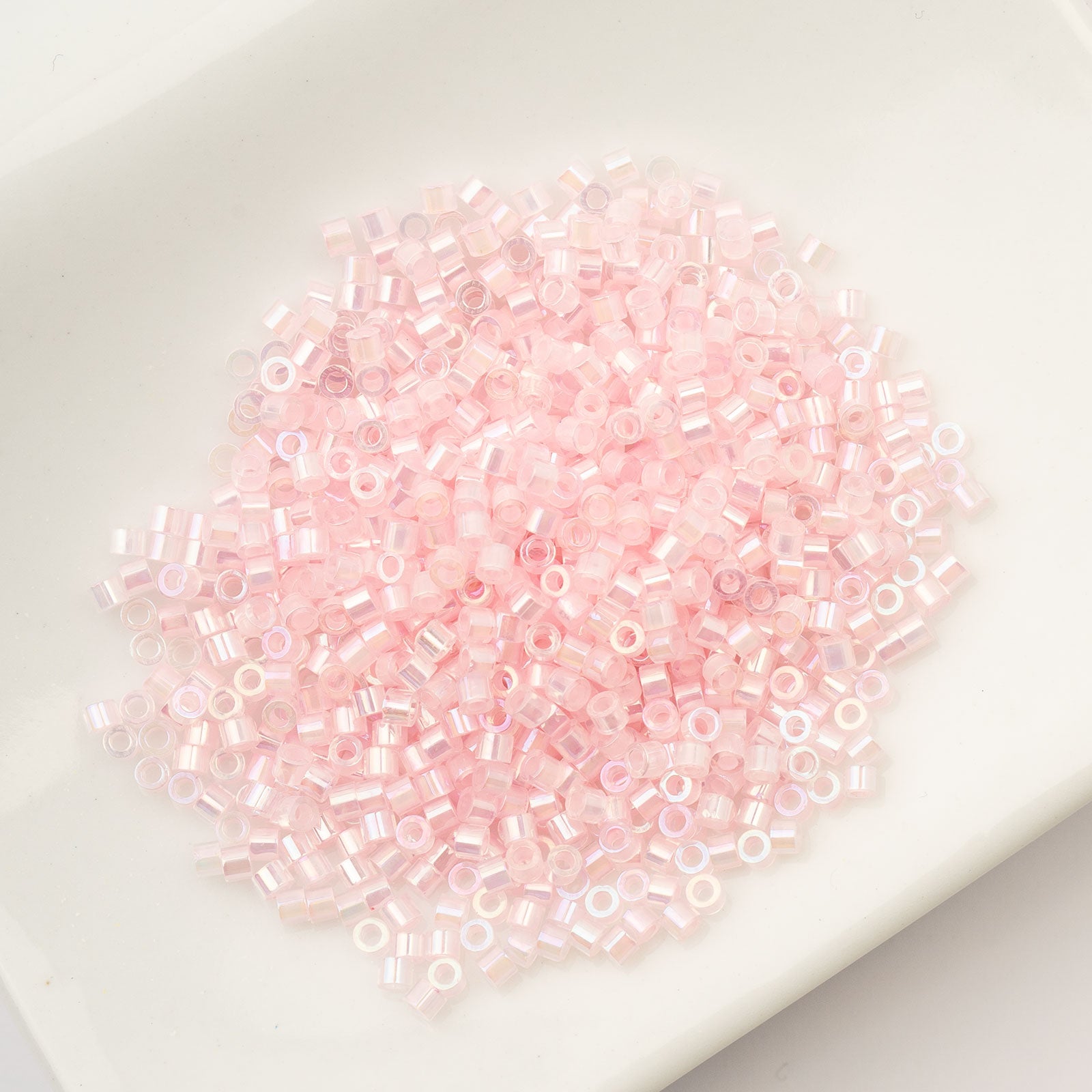 Cylin Bead 11/0 25g Bag Pale Pink Lined