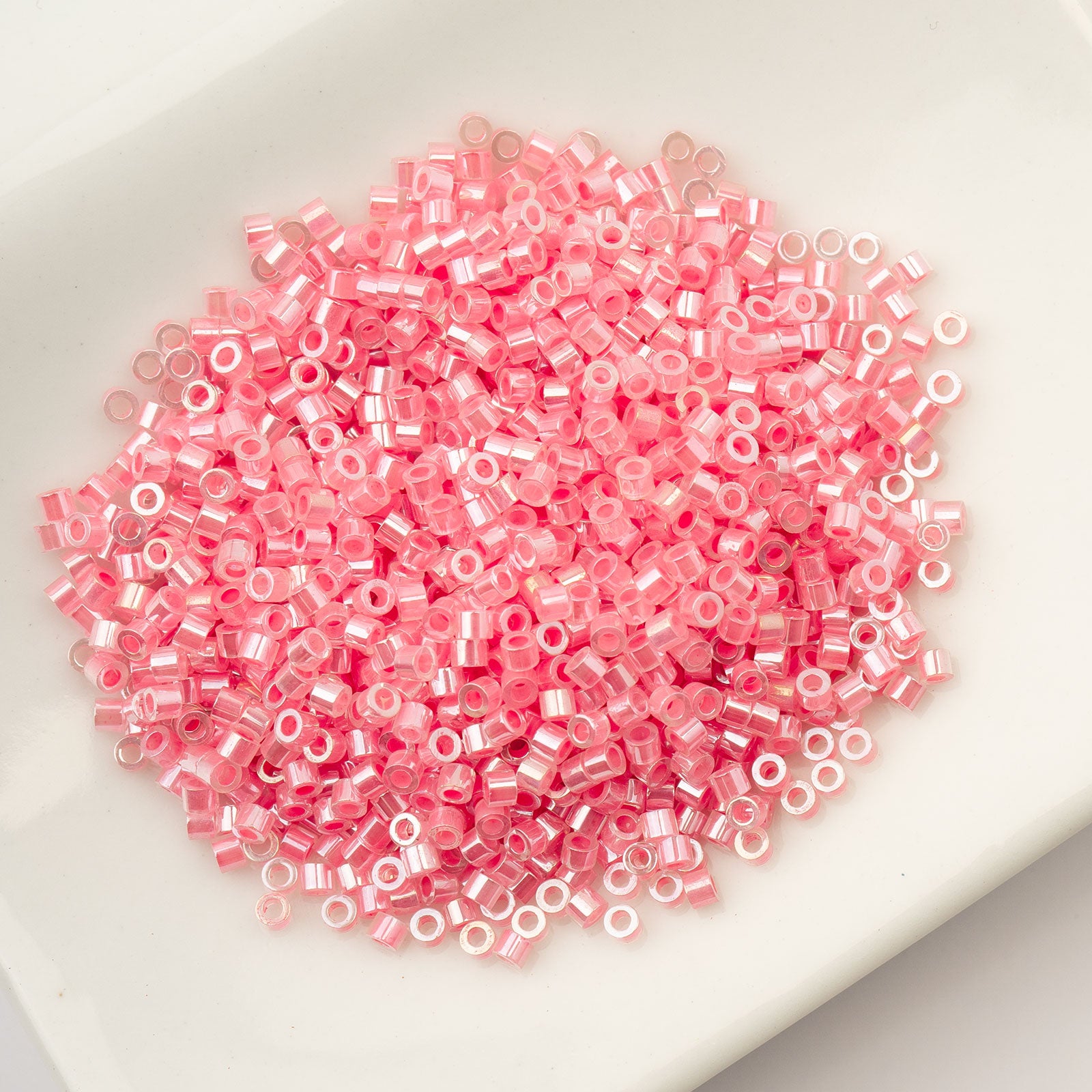 Cylin Bead 11/0 25g Bag Crystal Rose Lined Ceylon