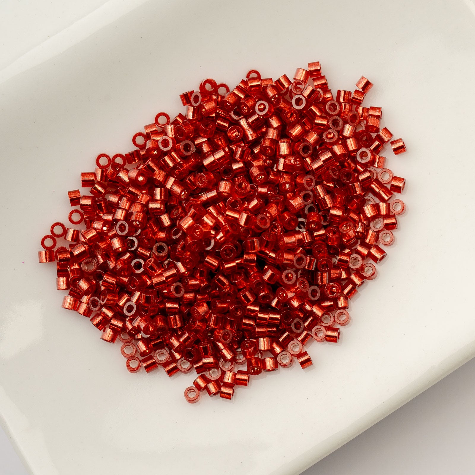 Cylin Bead 11/0 25g Bag Ruby Red S/L