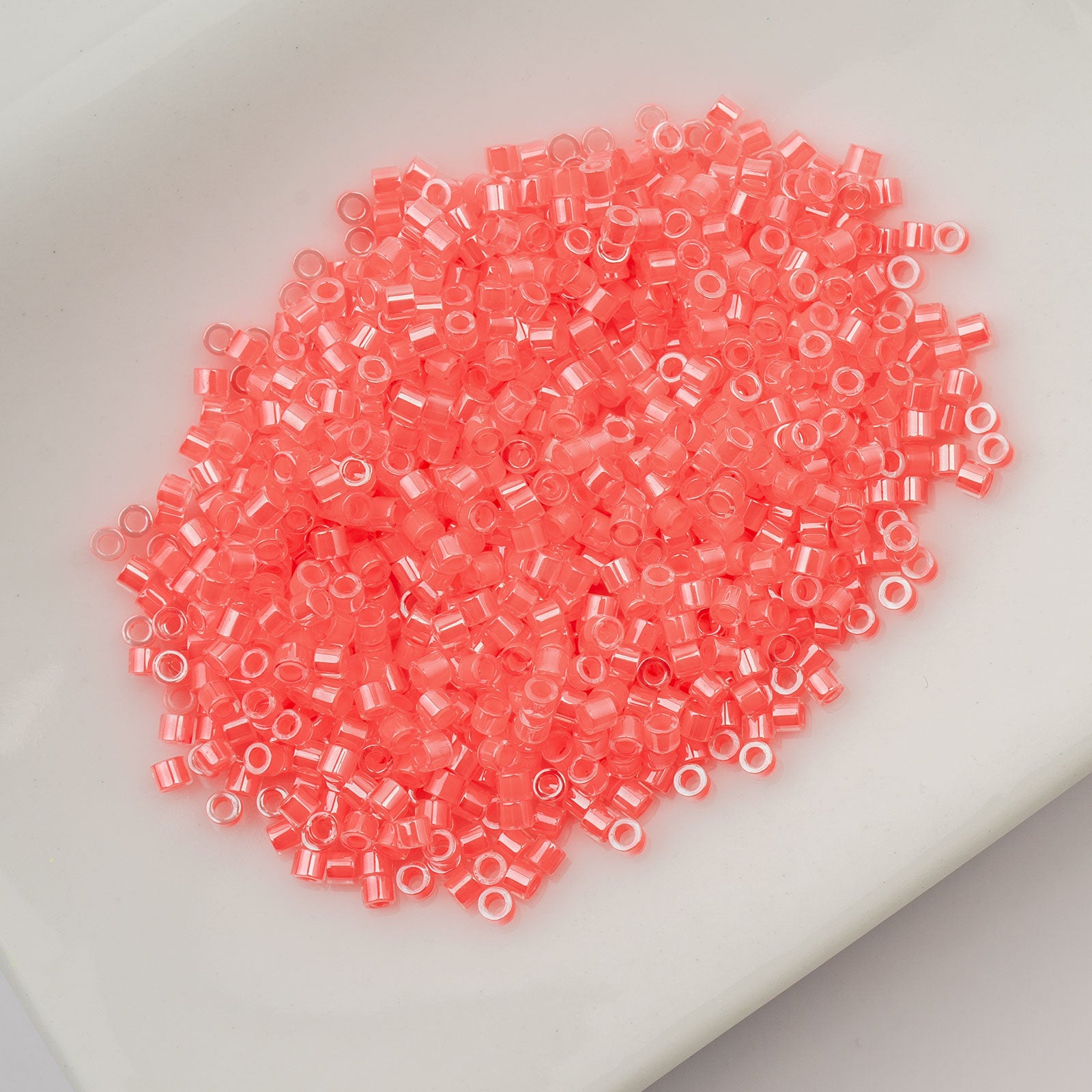 Cylin Bead 11/0 25g Bag Coral Neon Color