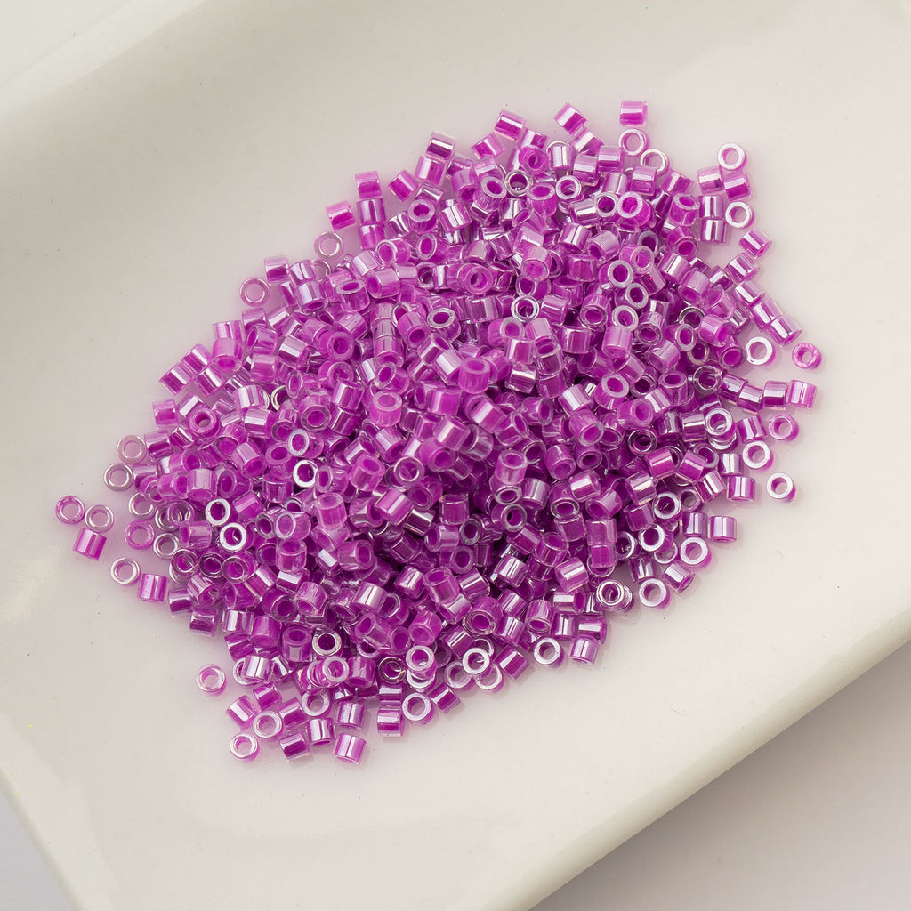 Cylin Bead 11/0 25g Bag Grape Neon Color
