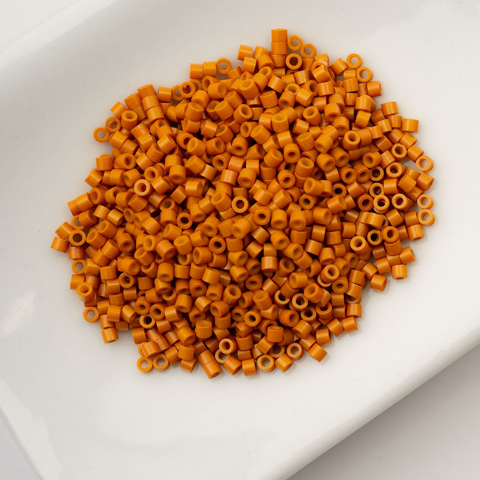 Cylin Bead 11/0 25g Bag Opaque Pumpkin Orange