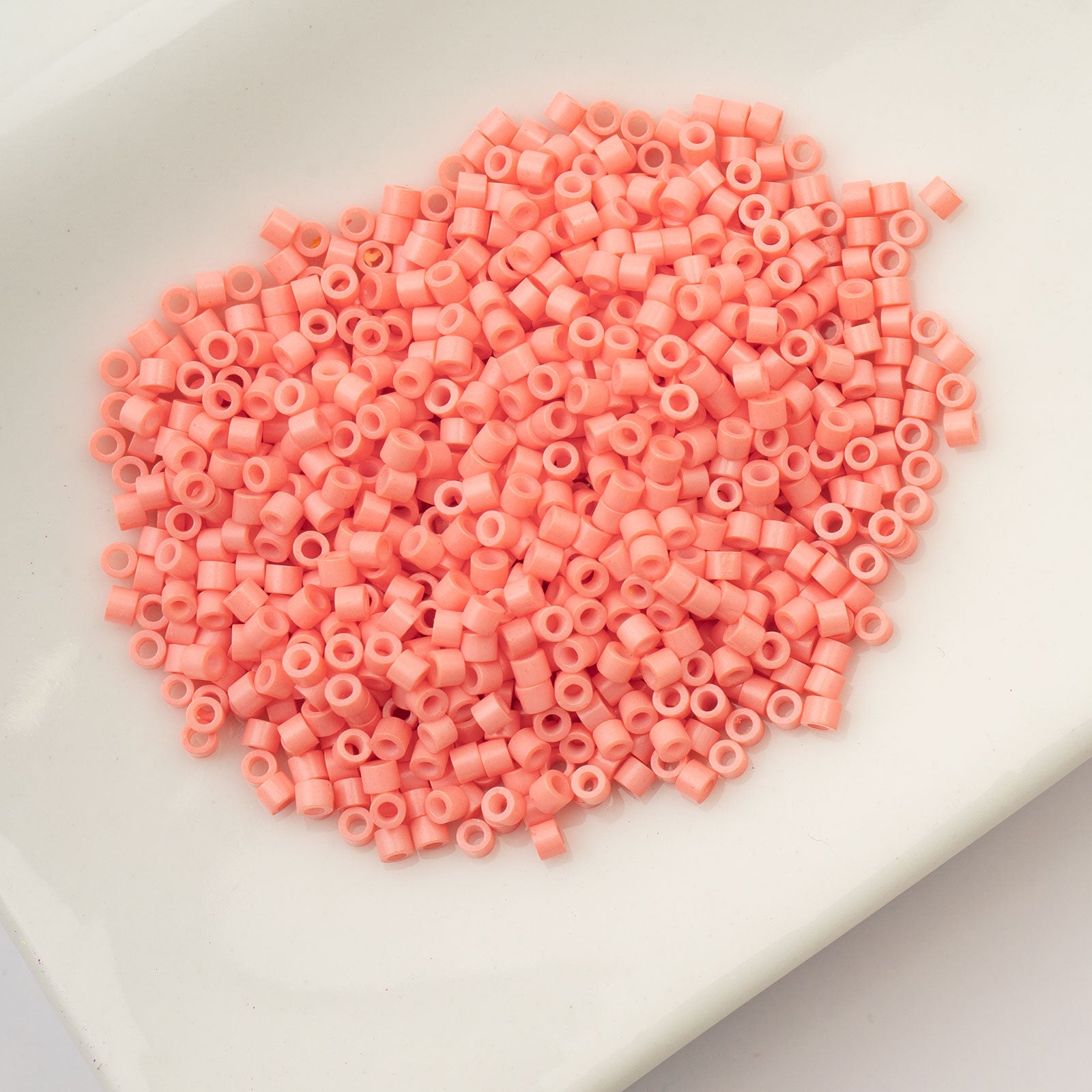 Cylin Bead 11/0 25g Bag Opaque Soft Coral Pink