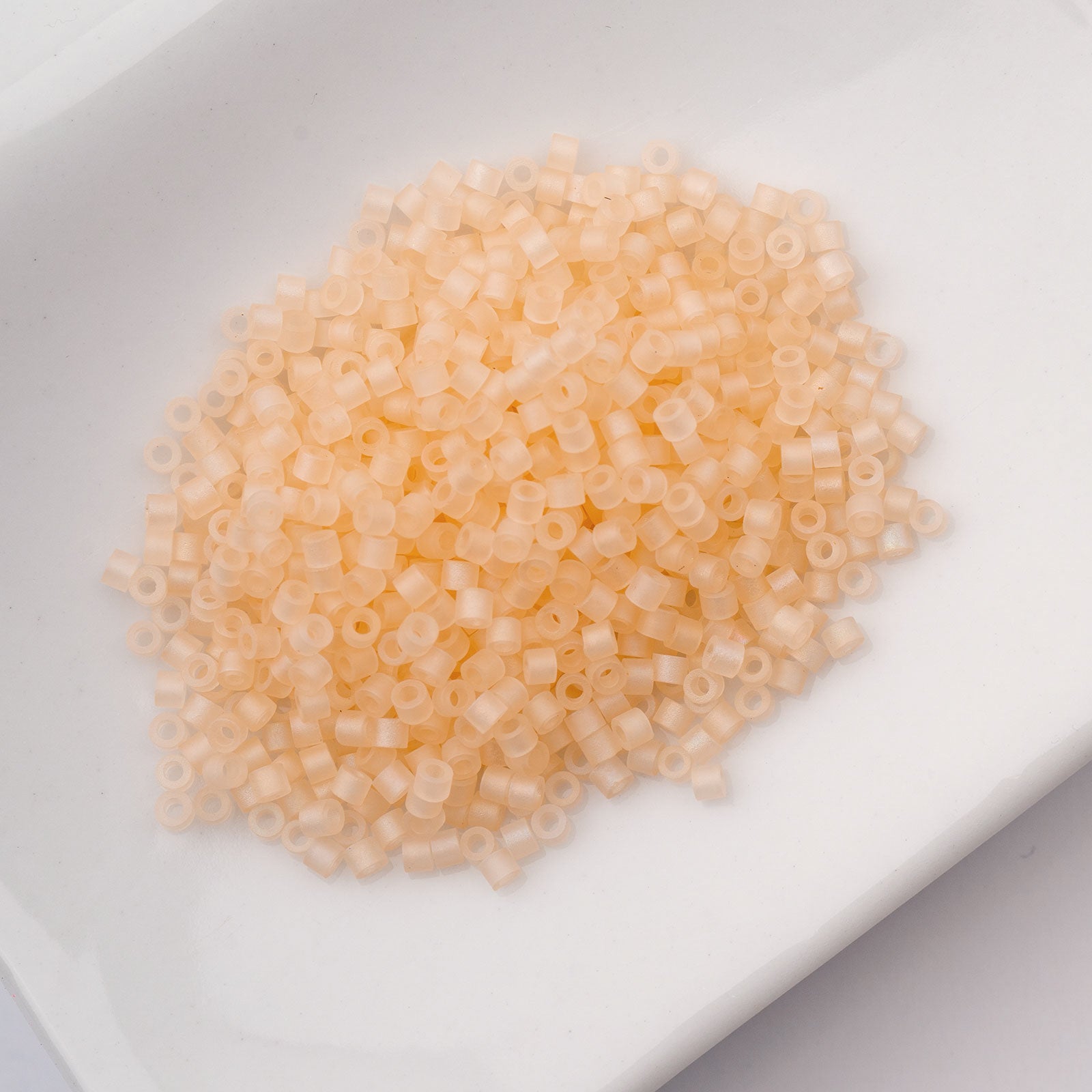 Cylin Bead 11/0 25g Bag Matte Macaron AB - Light Orange