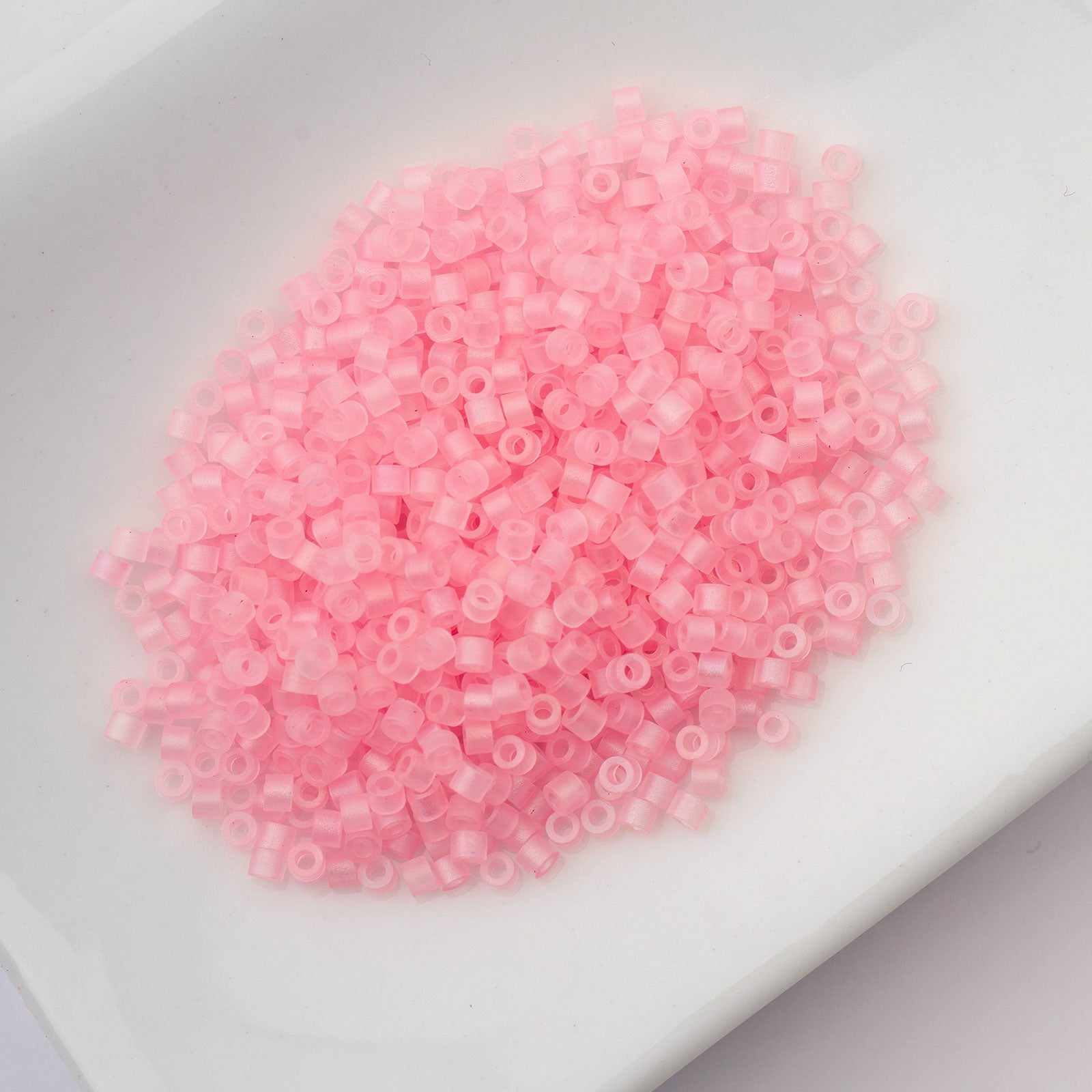 Cylin Bead 11/0 25g Bag Matte Macaron AB - Coral Pink