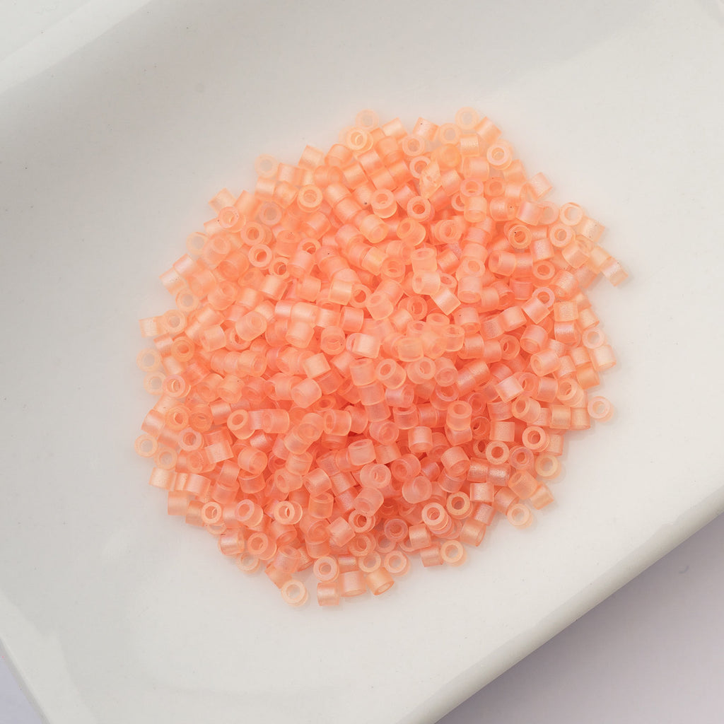 Cylin Bead 11/0 25g Bag Matte Macaron AB - Tangerine