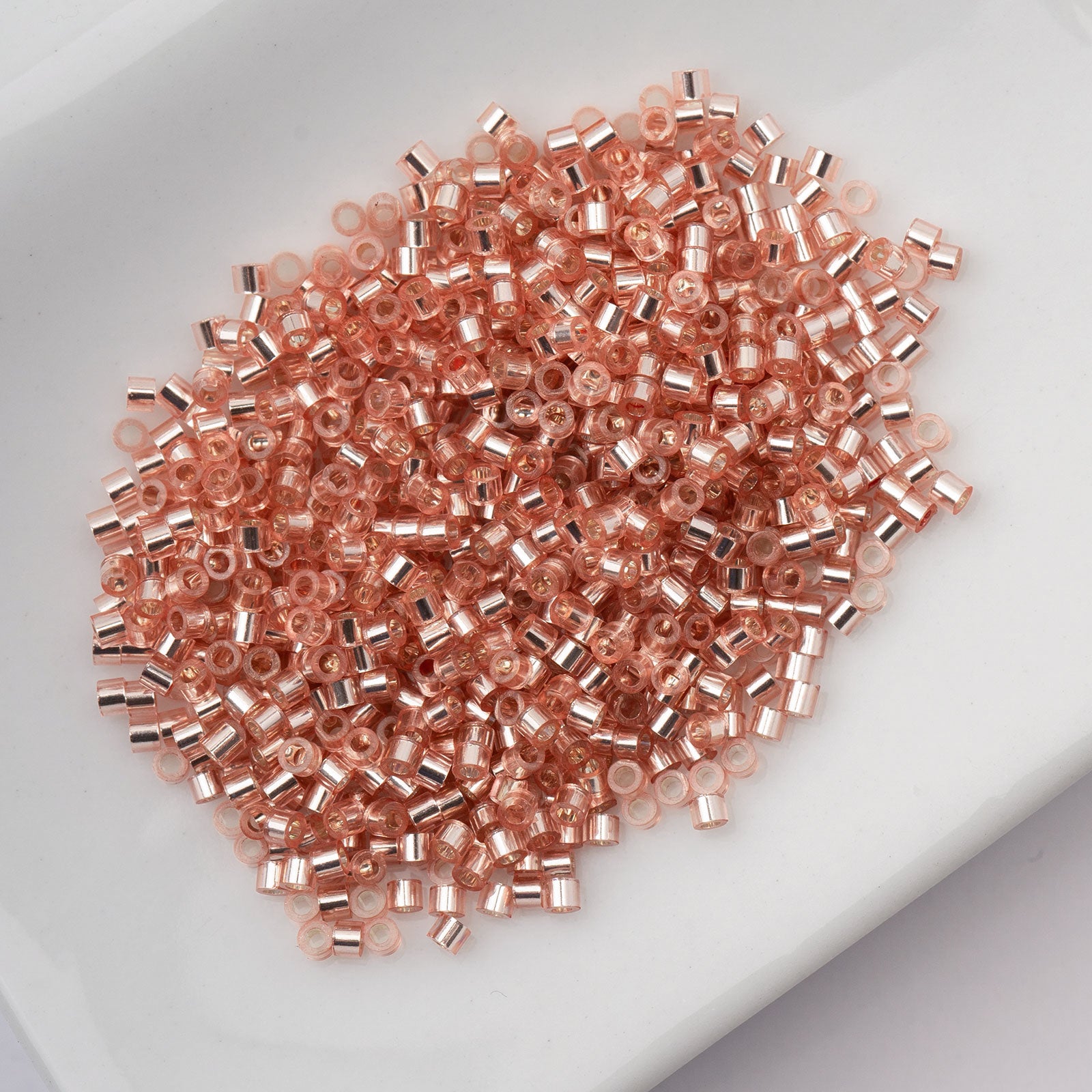 Cylin Bead 11/0 25g Bag Burnished Copper Lined