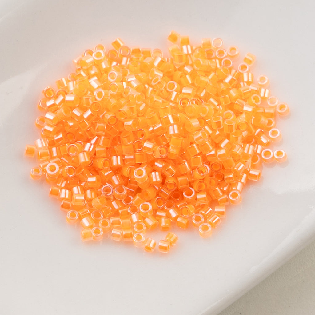 Cylin Bead 11/0 25g Bag Neon Light Orange