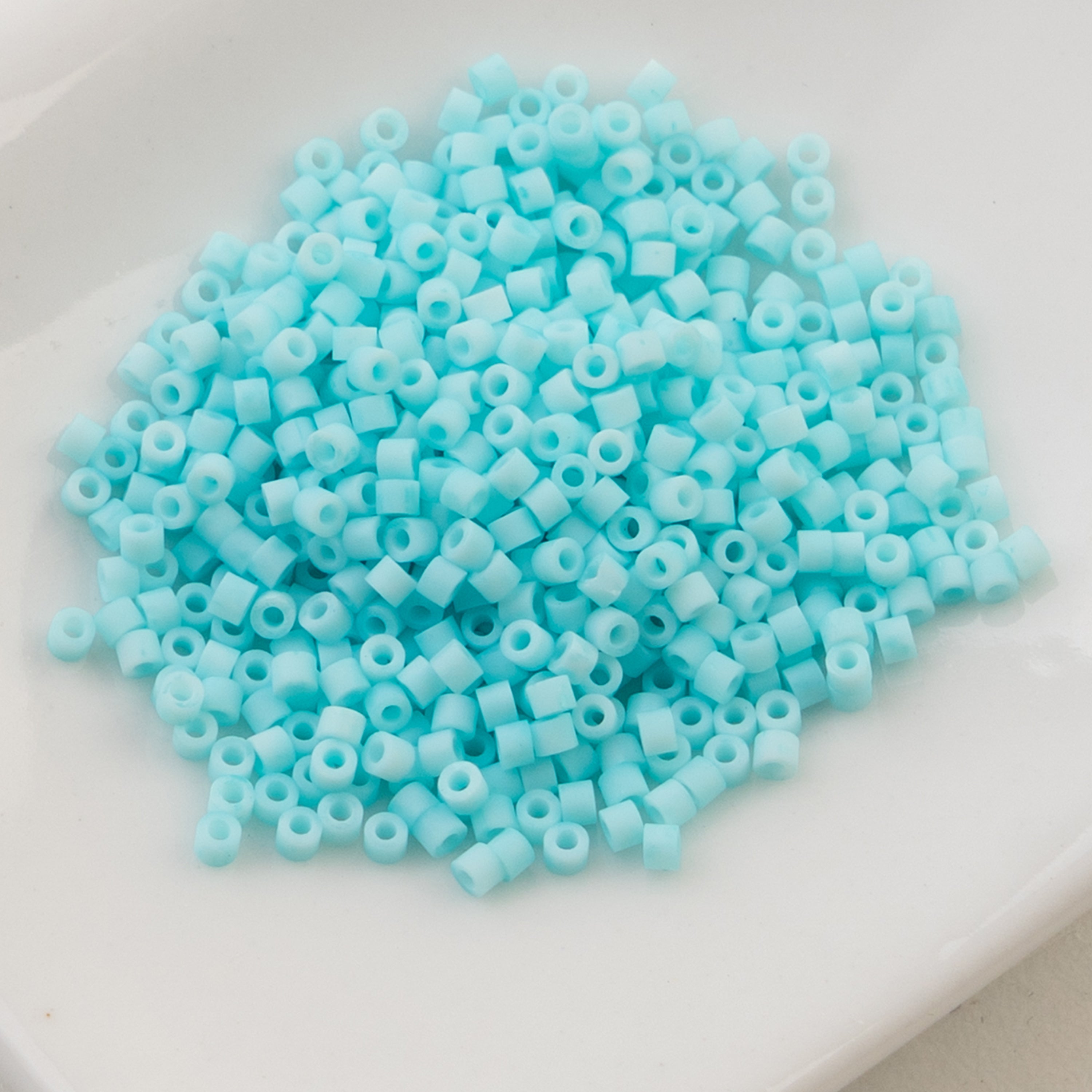 Cylin Bead 11/0 25g Bag Matte Macaron - Blue Turquoise
