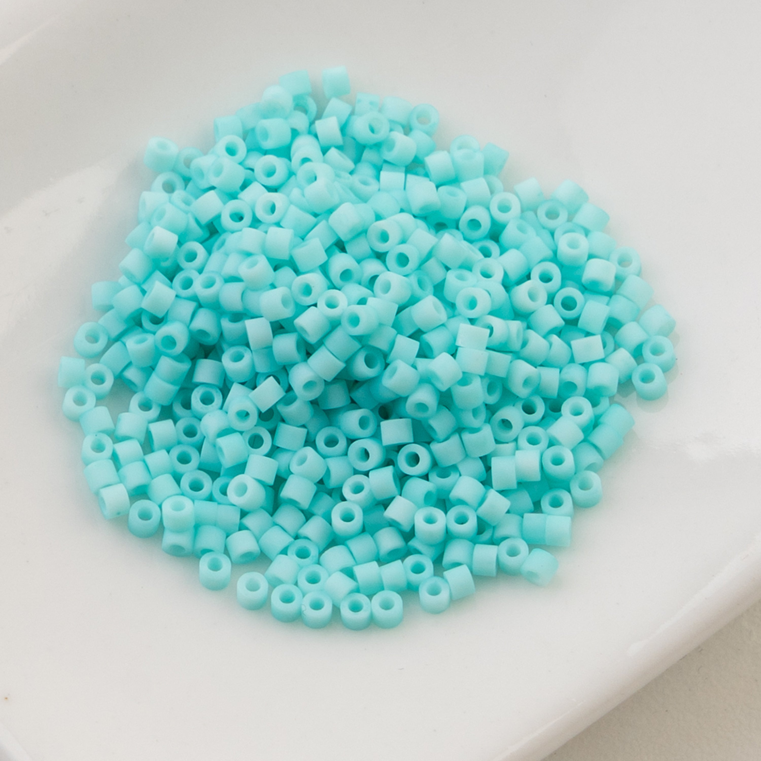 Cylin Bead 11/0 25g Bag Matte Macaron - Green Turquoise