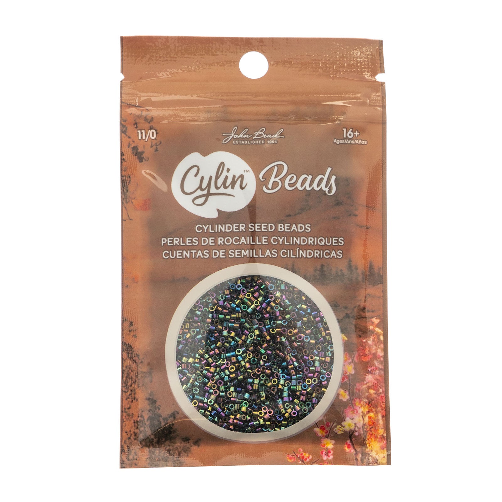 Cylin Bead 11/0 25g Bag Purple Iris