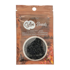 Cylin Bead 11/0 25g Bag Opaque Black
