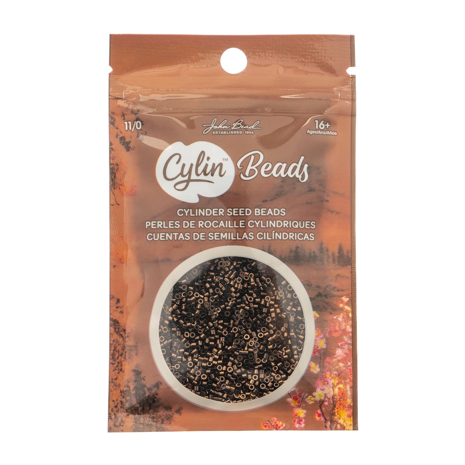 Cylin Bead 11/0 25g Bag Bronze Metallic