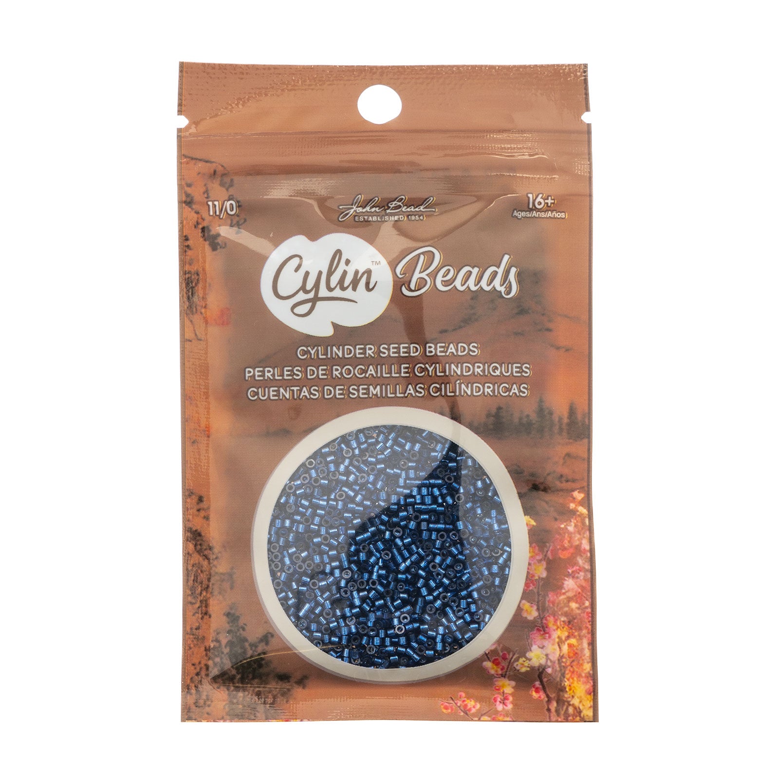 Cylin Bead 11/0 25g Bag Sapphire S/L