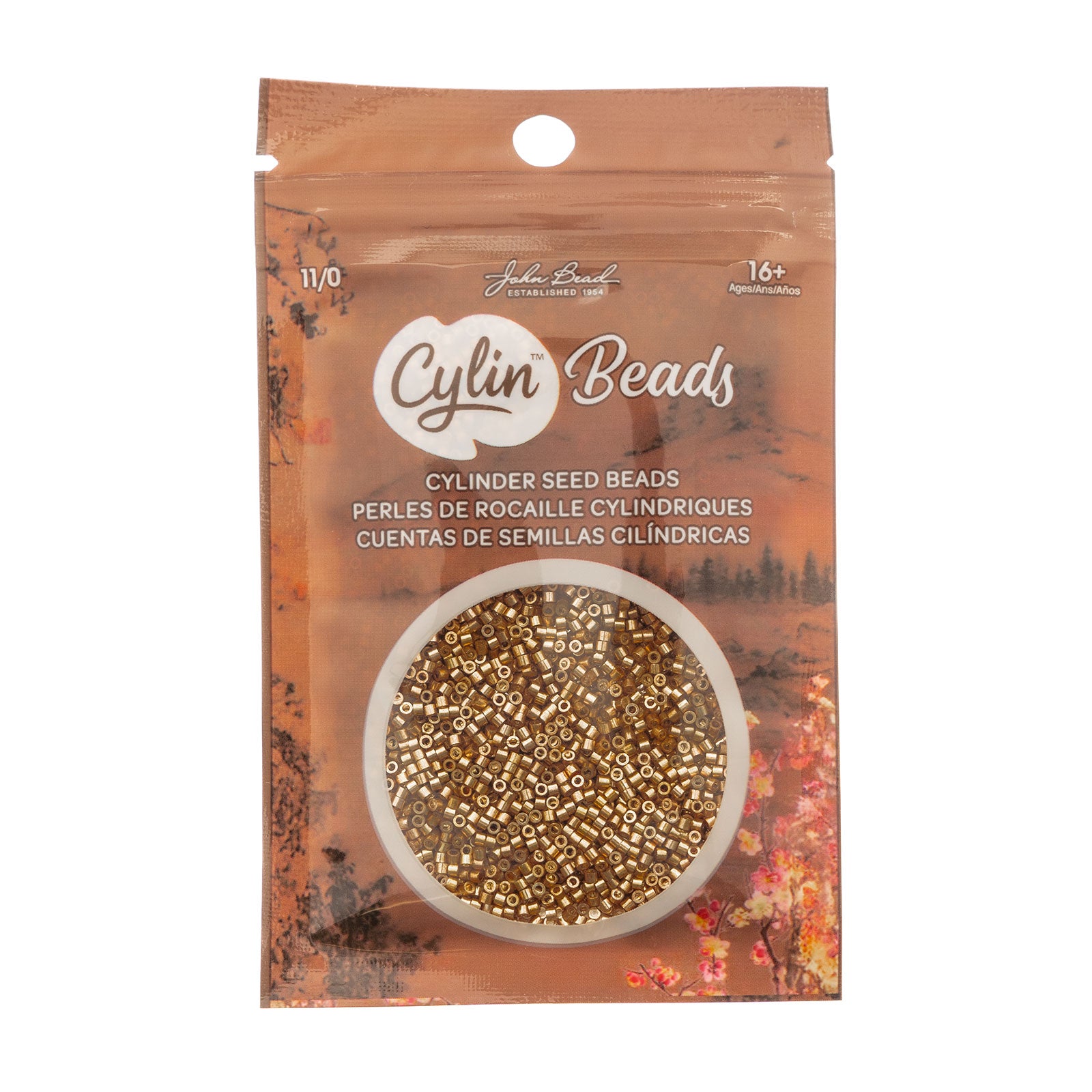 Cylin Bead 11/0 25g Bag Opaque Toasted Caramel