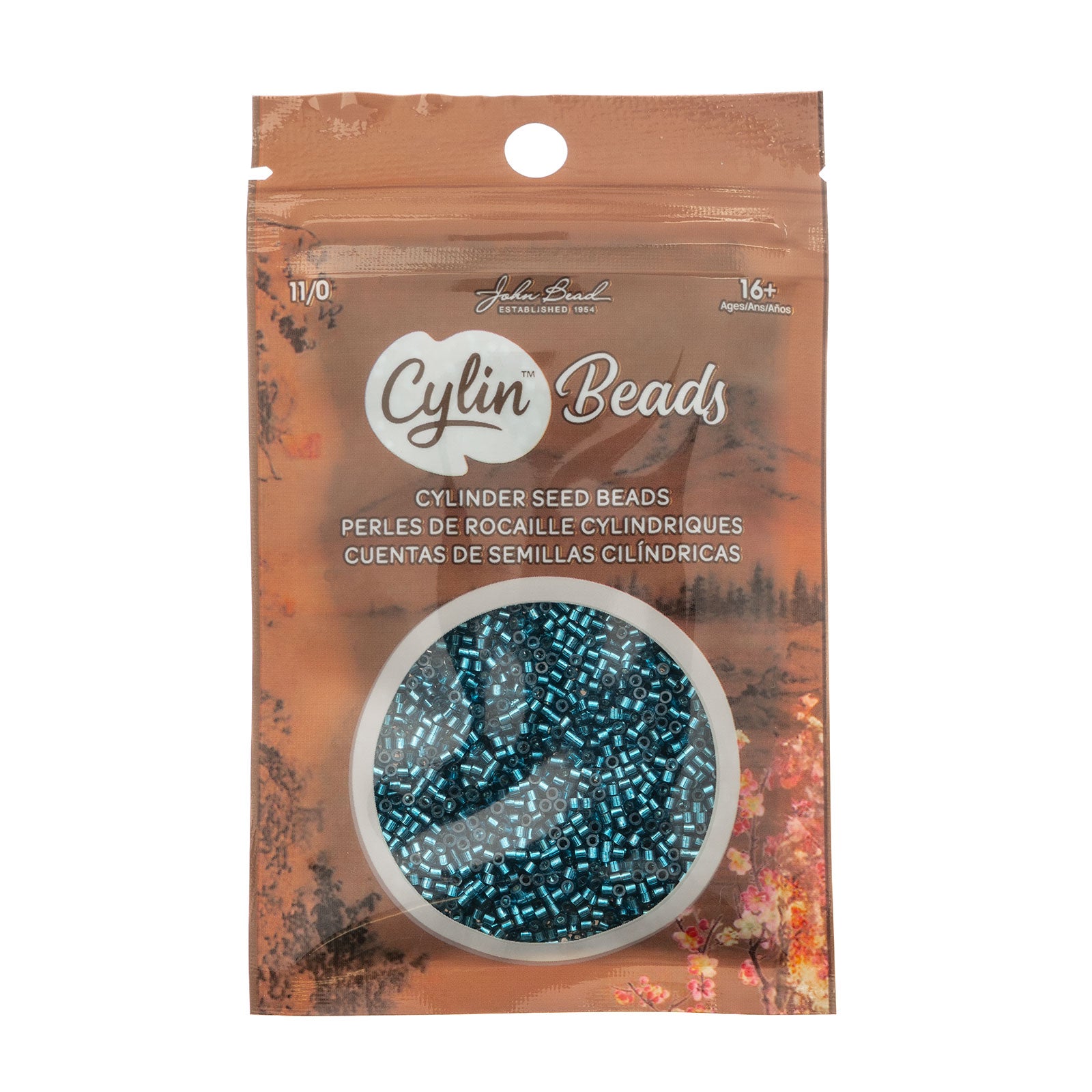 Cylin Bead 11/0 25g Bag Blue Zircon S/L