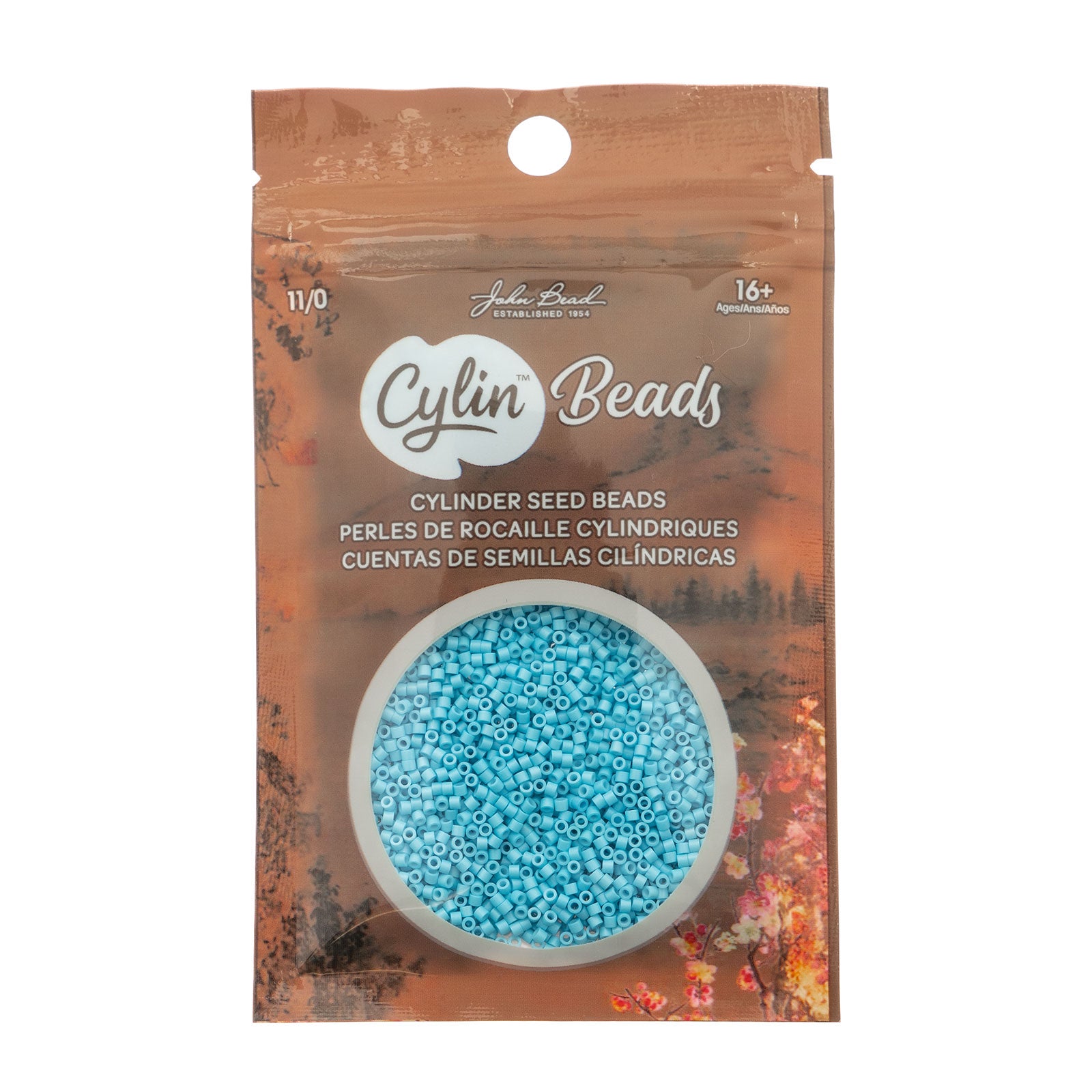 Cylin Bead 11/0 25g Bag Opaque Light Blue