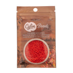 Cylin Bead 11/0 25g Bag Red Fire Cracker Red