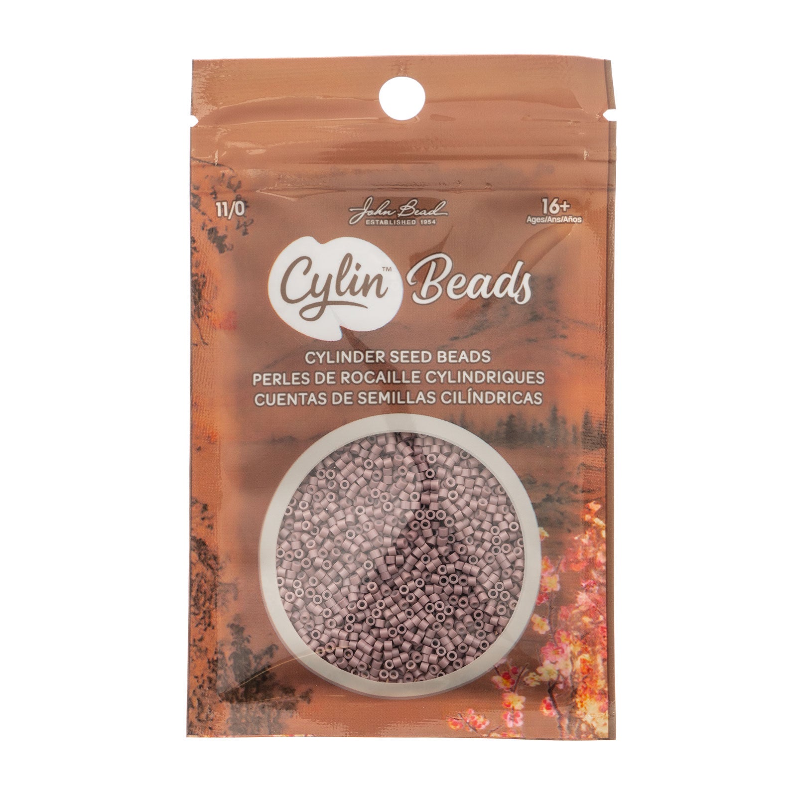 Cylin Bead 11/0 25g Bag Opaque Mauve