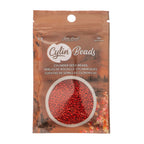 Cylin Bead 11/0 25g Bag Red Matte