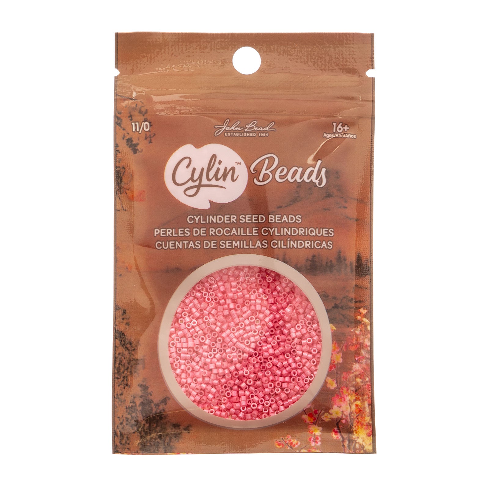 Cylin Bead 11/0 25g Bag Opaque Pink Carnation