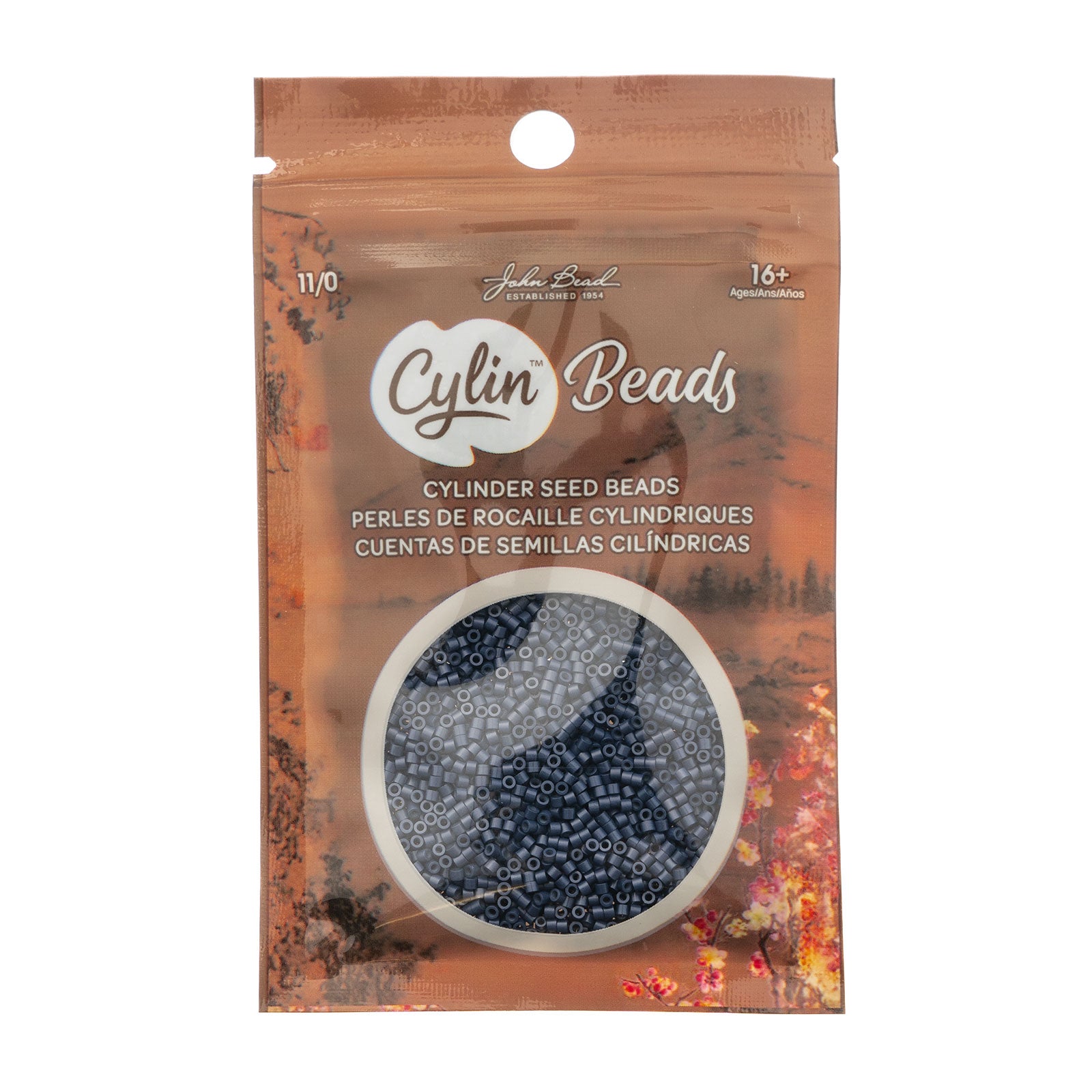 Cylin Bead 11/0 25g Bag Opaque Navy Blue