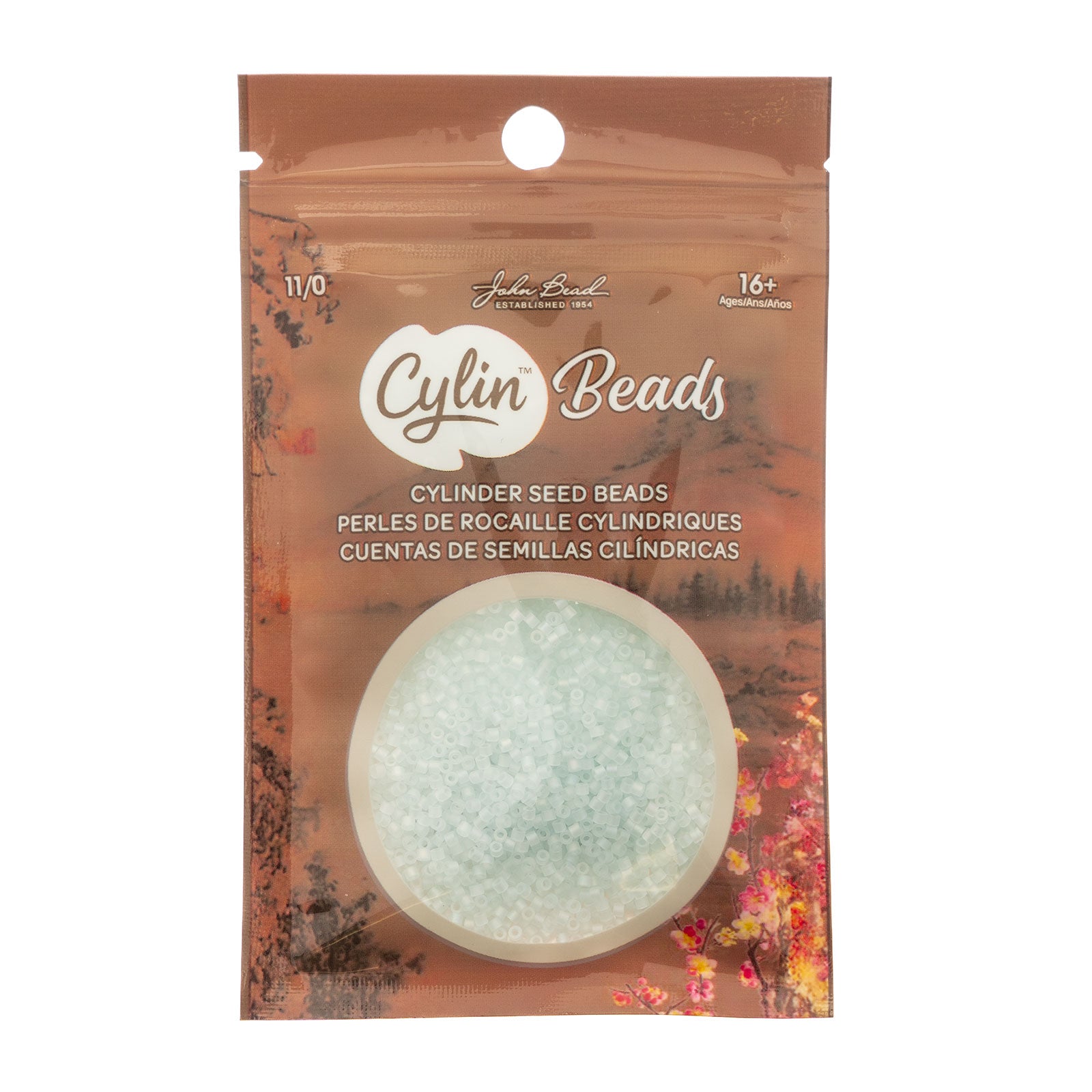 Cylin Bead 11/0 25g Bag Matte Macaron AB - Soft Blue