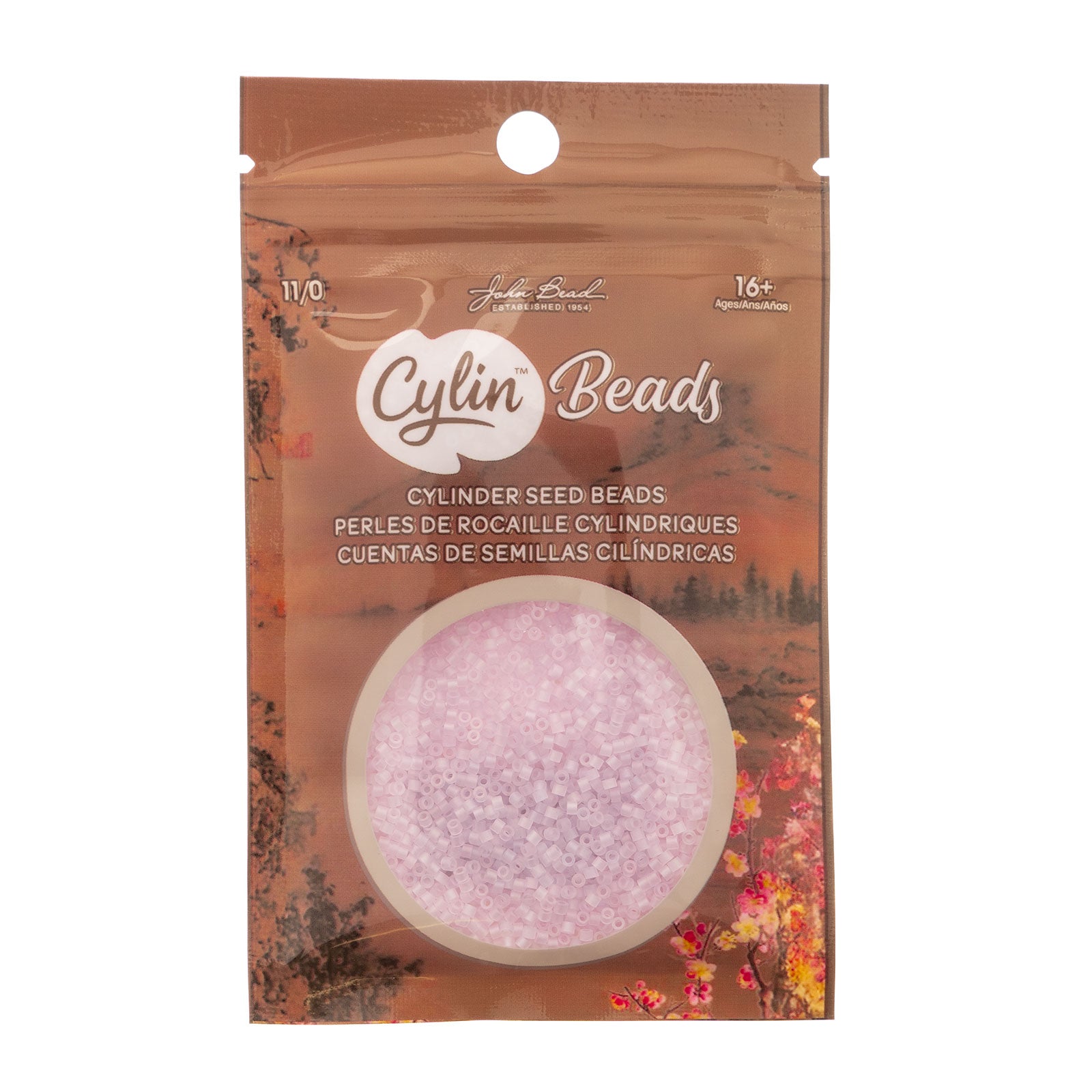 Cylin Bead 11/0 25g Bag Matte Macaron AB - Pale Lavander