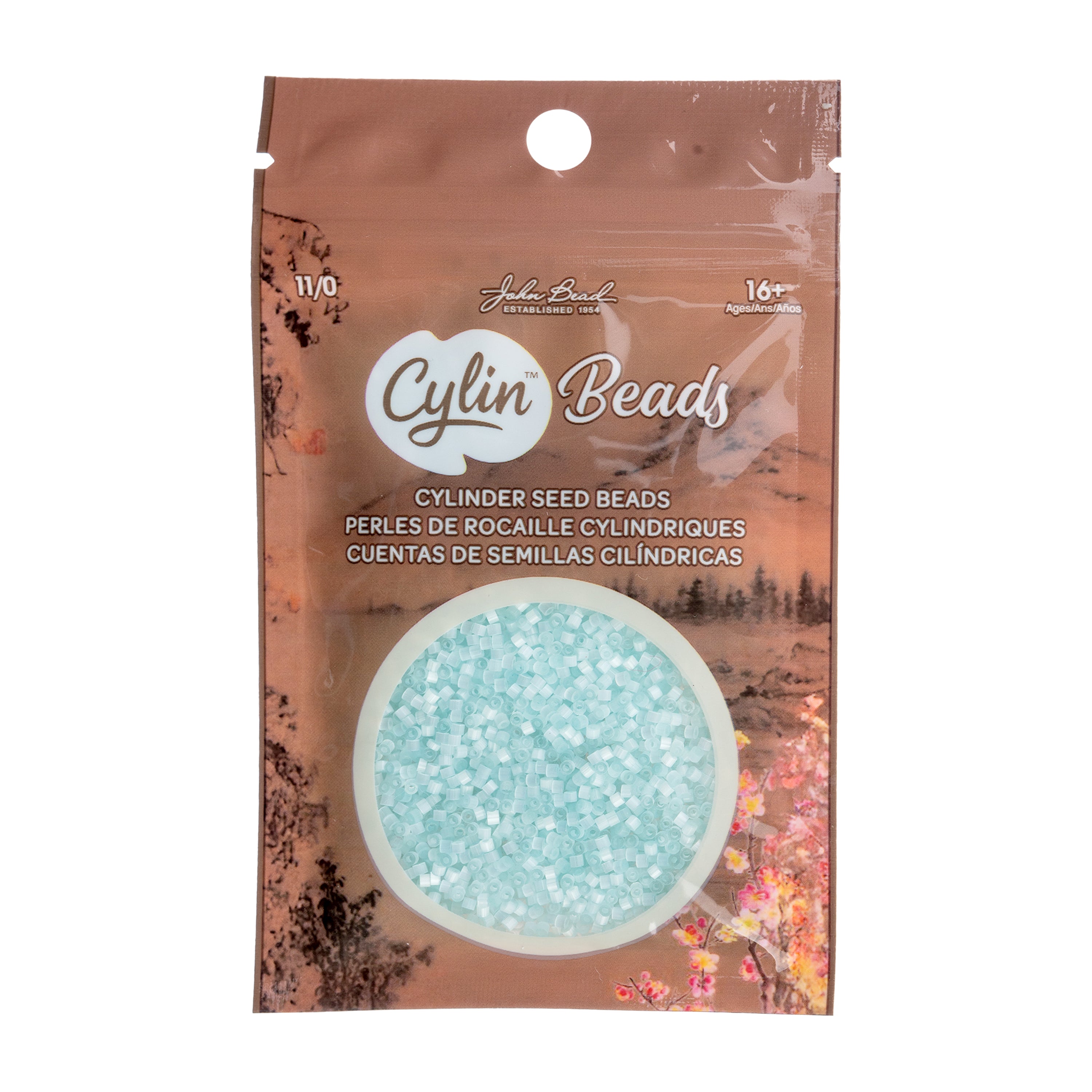 Cylin Bead 11/0 25g Bag Silkfreeze Blue