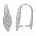 Sterling Silver Smooth Leaf-Shape Bail