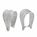 Sterling Silver, Smooth Plain Style Bail