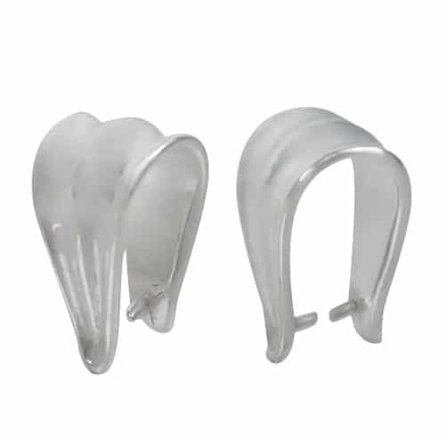 Sterling Silver, Smooth Plain Style Bail